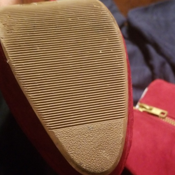 Aldo platform wine color booties - Picture 6 of 7